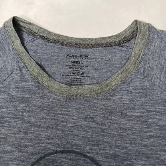 Garth Brooks All Day Long Large T Shirt Blue Gray Burnout Stripe Country Music - Picture 6 of 10